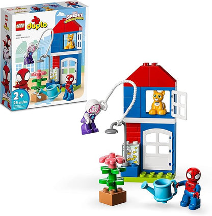 LEGO DUPLO Marvel Spider-Man’s House 10995 Spiderman Toy for Toddlers Boys and Girls Spidey and His Amazing Friends Super Hero Set