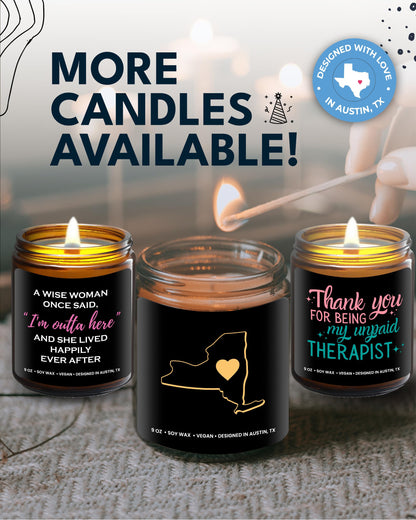 New York Candle, Sentimental House Warming Gifts for Women & Men, Unique New York Themed Souvenir, Ideal Moving Away and Home Sick Gifts, Perfect for Birthday, Christmas, Special Occasions, Gift Ready