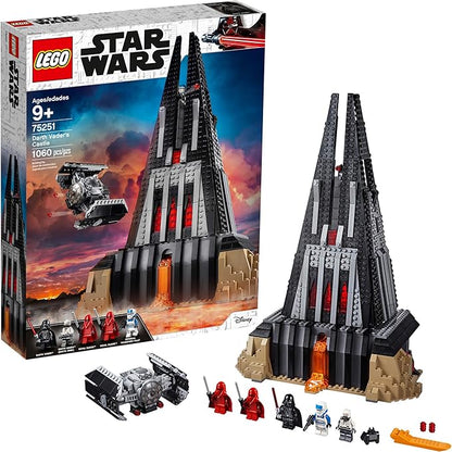 LEGO Star Wars Darth Vader's Castle 75251 Building Kit Includes TIE Fighter Darth Vader Minifigures Bacta Tank and More (1060 Pieces) - (Amazon Exclusive)