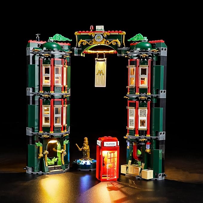 LED Light Kit Compatible with Lego The Ministry of Magic - Lighting Set for 76403 Building Model (Model Set Not Included)