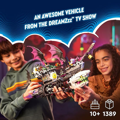LEGO DREAMZzz Nightmare Shark Ship 71469 Building Toy Set Pirate Ship and Monster Vehicle for Fans of The New TV Show Gift for Tweens and Kids Ages 10+ (Pre-Order Now)
