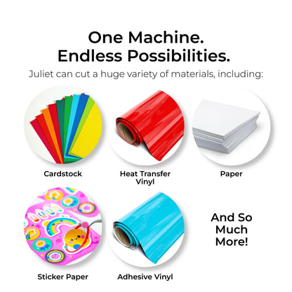Siser Juliet High-Definition Cutter - 12" Professional Cutting Machine for Vinyl, Paper, and More – WiFi Compatible with Windows & Mac - Includes Leonardo Design Studio Software…