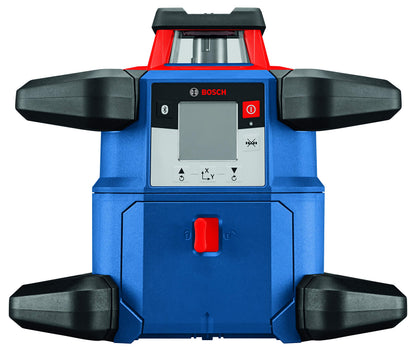 BOSCH GRL4000-80CHVK-S REVOLVE 18V Connected Self-Leveling Horizontal/Vertical Rotary Laser Kit, Includes Tripod, Grade Rod, Receiver, Battery Adapter, 4 D Batteries, Carrying Case, & Accessories