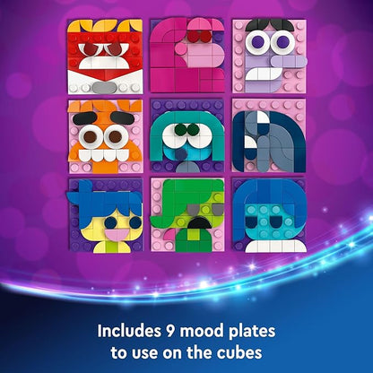 LEGO|Disney Inside Out 2 Mood Cubes from Pixar Disney Toy Building Kit from The Movie Fun Fantasy Toy to Share Emotions Disney Gift Idea for Movie Fans Girls and Boys 43248