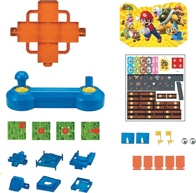 EPOCH Super Mario Maze Game Deluxe - Single Player Tabletop Action Game for Ages 4+