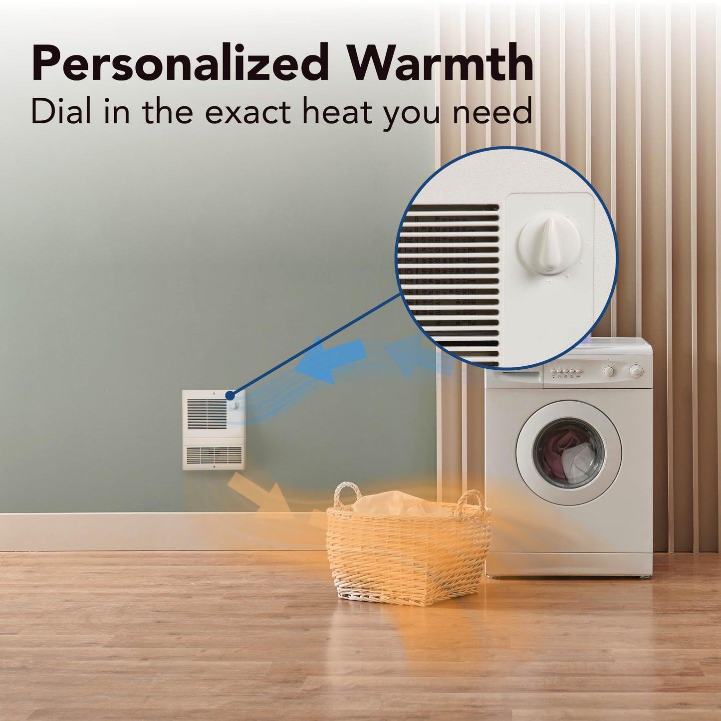 Broan-NuTone 9810WH High Capacity Wall Heater, White Grille, 1000-Watts, 120/240V