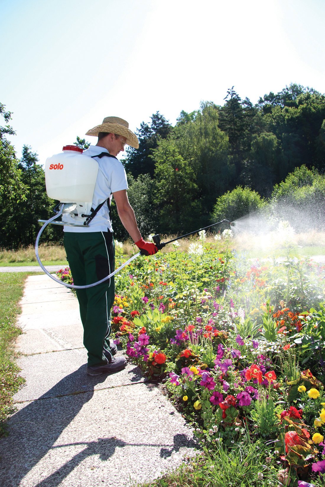 SOLO 475-B BACKPACK SPRAYER, 4 GALLON, DIAPHRAGM - BLEACH RESISTANT