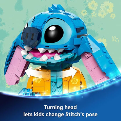 LEGO Disney Stitch Toy Building Kit Disney Toy for 9 Year Old Kids Buildable Figure with Ice Cream Cone Fun Gift for Girls Boys and Lovers of The Hit Movie Lilo and Stitch 43249