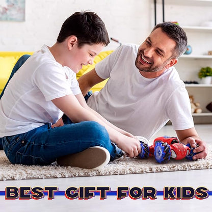 Dysaim Spider Remote Control Car Gesture Sensing RC Stunt Cars Toys for Boys Ages 4-12 360° Rotate Transform Drift with Lights Music Sprayer 2.4Ghz Hand Controlled Car Birthday Gifts