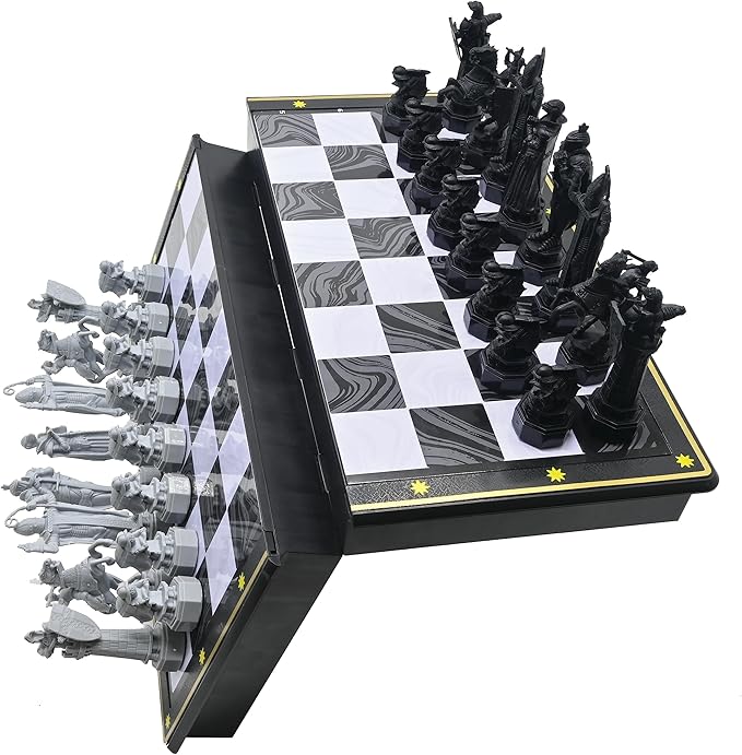 Lexibook - Harry Potter Chess Games Magnetic and Foldable Chess Board 32 Pieces Family Game CGM300HP