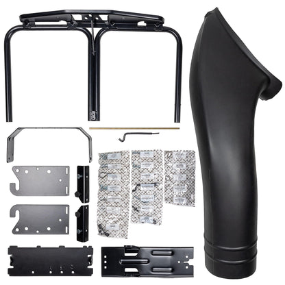 8TEN TURFBUCKET Twin Bagger System for Cub Cadet LTX Troy Bilt Horse 42 & 46 Inch Lawn Tractors 2009+