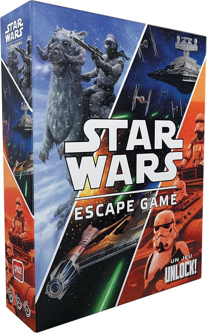 Asmodee Star Wars UNLOCK! The Escape Game - Embark on Epic Escape Room Adventures in a Galaxy Far Far Away Cooperative Game for Kids &amp Adults Ages 10+ 1-6 Players 1 Hour Playtime