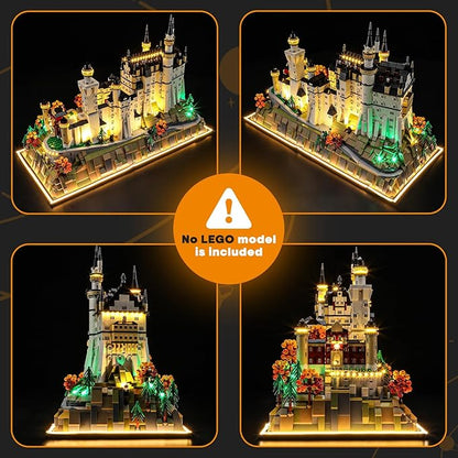 LIGHTAILING Light for Lego-21063 Neuschwanstein Castle - Led Lighting Kit Compatible with Lego Building Blocks Model - NOT Included The Model Set