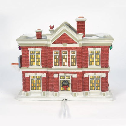 Department 56 Cleveland Elementary School Christmas Village | Festive Holiday Decor