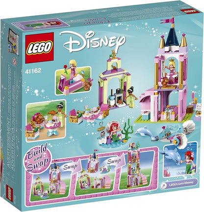 LEGO Disney Aurora Ariel and Tiana’s Royal Celebration 41162 Building Kit (282 Pieces)