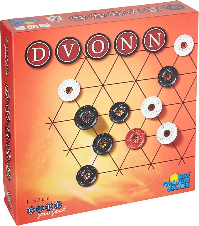 Rio Grande Games Dvonn Abstract Strategy 2 Player Stacking Board Game