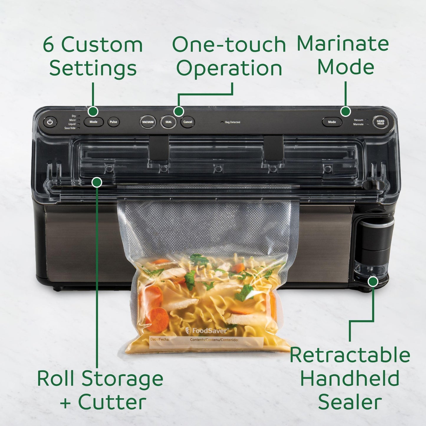 FoodSaver Elite All-in-One Liquid+™ Vacuum Sealer with Bags