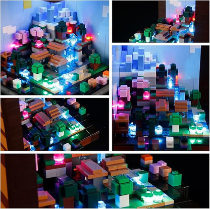YEABRICKS LED Light for 21265 The Crafting Table Building Blocks Model (Building Set NOT Included)