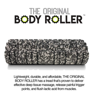 High Density Foam Roller Massager for Deep Tissue Massage of The Back and Leg Muscles - Self Myofascial Release of Painful Trigger Point Muscle Adhesions - 13" Turquoise