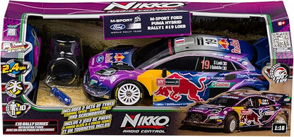 1:16th Rally Series Red Bull Racing RC Car - M Sport RC Car Remote Controlled Car for Kids Tarmac Gravel Tyres High-Speed RC Drift Cars