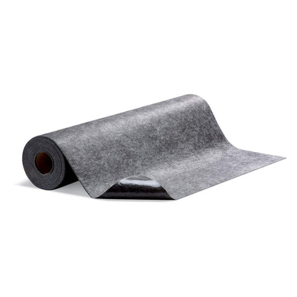 PIG Grippy Floor Mat | Industrial Entrance Mat with Adhesive Backing | 3' x 50' Mat Runner | Gray | GRP36201-GY