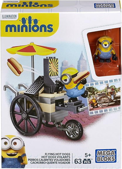Minions Toys Mega Bloks Minion Movie Flying Hot Dogs