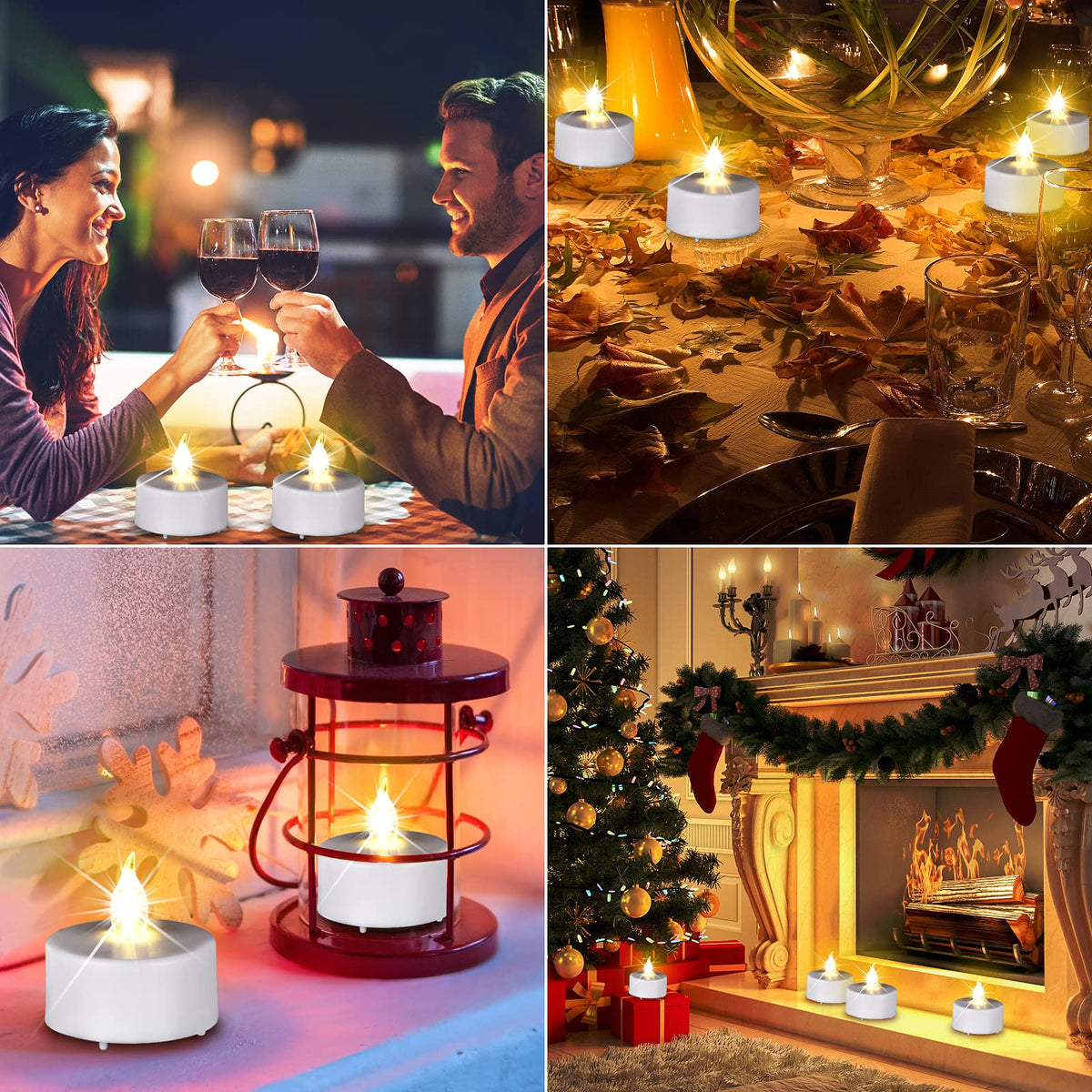Paichi Flameless Tea Lights Candles, LED Battery Operated Electric Votive Fake Candles Realistic Flickering and 200+ Hours Long Lasting Bright for Celebrations Festivals (150 Pack, White)
