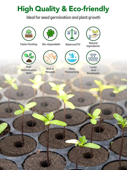 Growell 17 Pods Hydroponics Growing System Kit & 240 Pcs Hydroponic Pods Kit