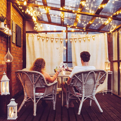 Riakrum 50 Pack 10 ft 30 LED Fairy Lights Battery Operated, Christmas Tiny String Lights Bulk Starry Light Waterproof for Mason Jars Wedding Party Christmas Centerpiece Table Decor, Warm White