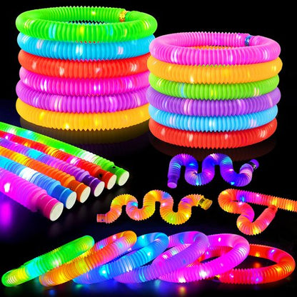 Glow Sticks Bulk Party Favor Supplies for Kids 48 PCS,Glow in the Dark Bracelet Necklace Accessories for Birthday Wedding Parade Throws,Goodie Bag Stuffers Prizes for Toddler Boys Girls