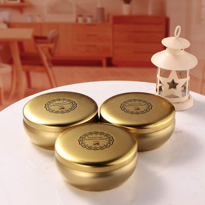 Kedtui Citronella Candles, 3 Pack Each 3-Wick Scented Candle Soy Wax Portable Travel Tin Gift Set, Outdoor and Indoor