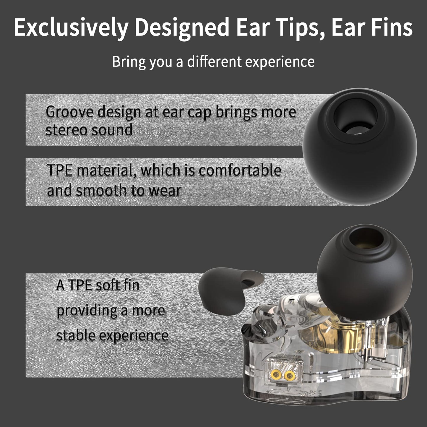 CCZ Melody inear Earphones Wired Gaming Earbuds 1DD 1BA Hybrid Drivers in-Ear Headphones iem Earbuds HIFI Bass with Ear fins, 4N OFC Cable for Drum, Studio, Editing, pc, Gaming (Green, without mic)