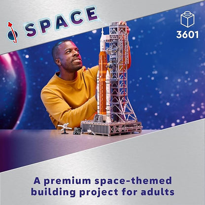 LEGO Icons NASA Artemis Space Launch System - DIY Rocket Model Building Set for Adults Ages 18+ - Gifts for Birthdays - Unique Bedroom Decoration for Space &amp NASA Lovers - 10341
