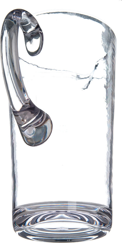 Carlisle FoodService Products Mingle Pitcher, Glass Look Container for Serving Drinks, 74 Oz, 4 Count, Clear