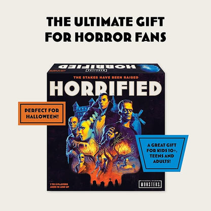 Ravensburger Horrified Games - Universal Monsters - Strategy Board Game - Boost Critical Thinking &amp Teamwork - Cooperative Gameplay - Unique Monster Challenges - 1 to 5 Players - Adults &amp Kids