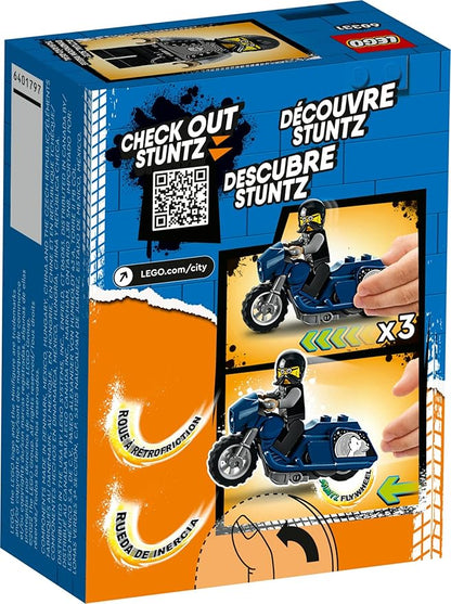 LEGO City Stuntz Touring Stunt Bike 60331 Building Toy Set Flywheel-Powered Bike for Boys Girls and Kids Ages 5+ (10 Pieces)