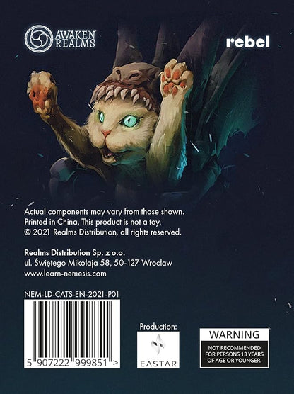 Rebel Studio Nemesis Lockdown Space Cats EXPANSION (Set of Alternative Miniatures) – Premium Collector’s Add-On for the Sci-Fi Survival Horror Strategy Game Ages 14+ 1-5 Players 90-180 Min Playtime