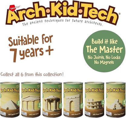 Taksa Toys Ancient Roman Arch Stem Toys Premium Educational Stackable Building Blocks for Kids Ages 7 8 9 10+ Years Old Indoor Architectural Kit Construction Games Montessori Children Toys 69 Pcs