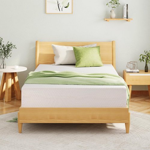 EGOHOME King Size Memory Foam Mattress - 10 Inch Cooling Gel for Pressure Relief | CertiPUR-US Certified, 80''L x 76''W, White