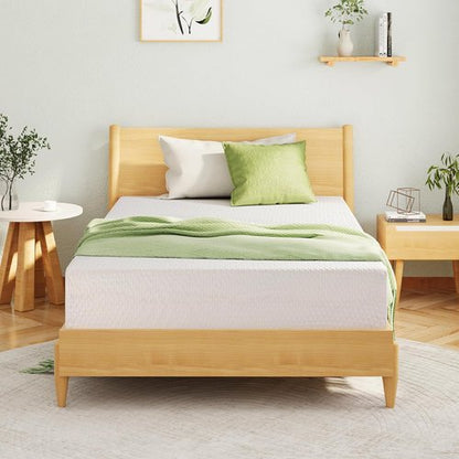 EGOHOME King Size Memory Foam Mattress - 10 Inch Cooling Gel for Pressure Relief | CertiPUR-US Certified, 80''L x 76''W, White