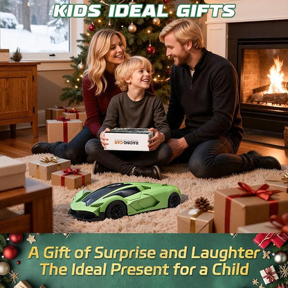 Snugzy RC Drift Car 1:20 Scale RC Cars 2.4GHz Remote Control Car Toy Gifts for Kids (Green)