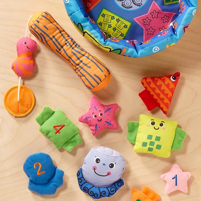 Melissa &amp Doug K's Kids Fish and Count Learning Game With 8 Numbered Fish to Catch and Release
