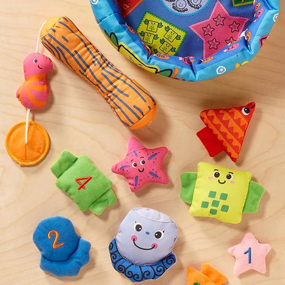 Melissa &amp Doug K's Kids Fish and Count Learning Game With 8 Numbered Fish to Catch and Release