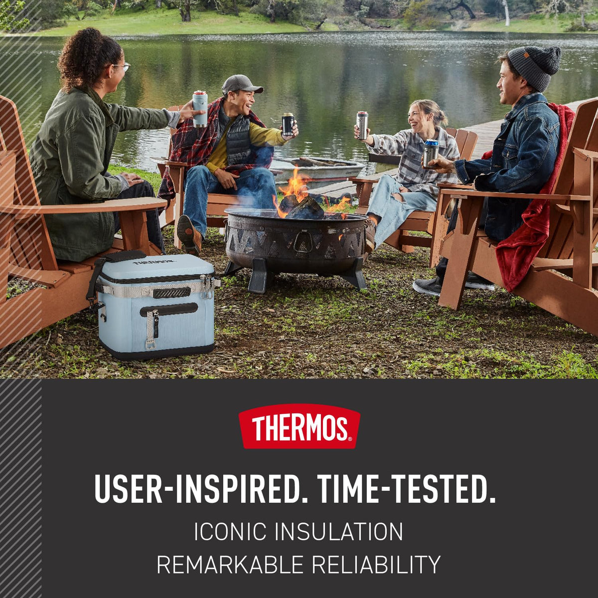 THERMOS ICON Series, 24 Can Cooler, Glacier