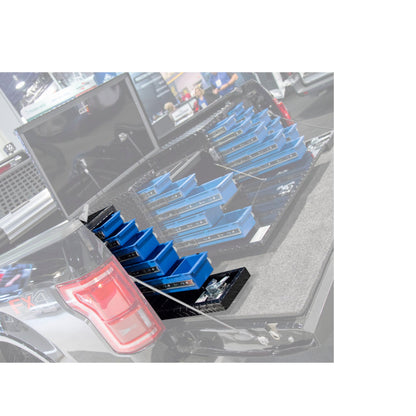 UWS EC20032 18-Inch Gloss Black Heavy-Wall Aluminum Truck Bed Tool Box with 5 Drawers