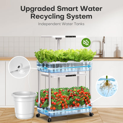 Hydroponics Growing System Indoor Garden with 167pcs Seed Compatible