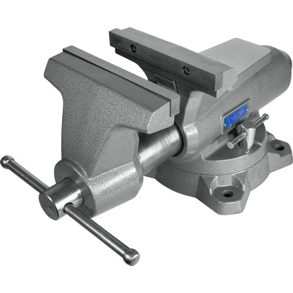 Wilton Mechanics Pro Bench Vise, 8" Jaw Width, 8-1/2" Jaw Opening, 4-1/2" Throat (Model 880M), Grey