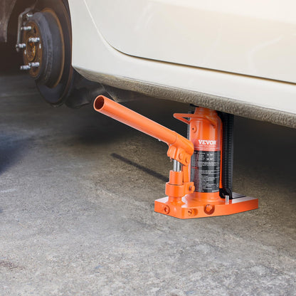 VEVOR Hydraulic Jack, 2.5 Ton Toe Lift, 5 Ton Top Lift, 0.8-5.3 in Toe Height, 8.9-13.4 in Top Height, Air Hydraulic Claw Jack for Machinery, Industry