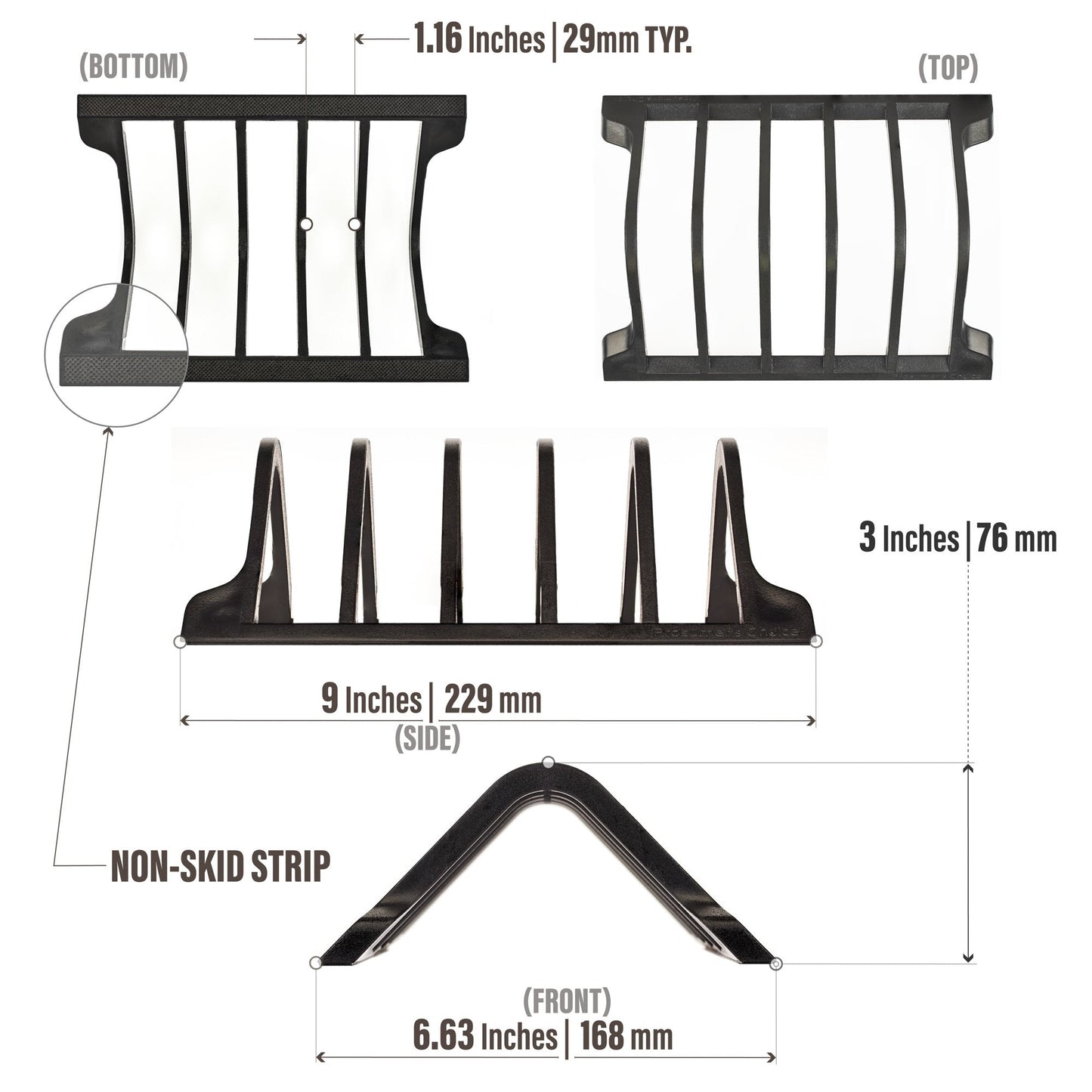Prosumer's Choice Universal Charging Rack Organizer - Multi Device Stand Holds 5 Tablets or Smartphones - Desktop Tablet Holder and Storage Station - Compact Tech Organizer Dock for Home or Office