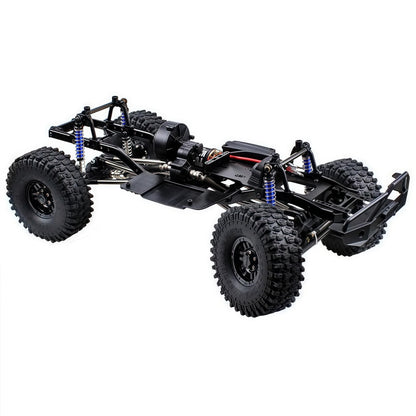 AMK 313mm Assembled RC Chassis with Wheels, Frame Kit for 1/10 RC Crawler SCX10 SCX10 II 90046 90047, Metal Chassis for DIY Upgrade